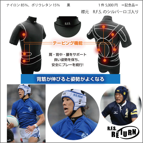 テーピング機能付　アンダーウエア　《リターン》