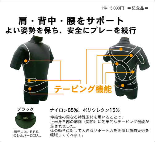 テーピング機能付　アンダーウエア　《リターン》